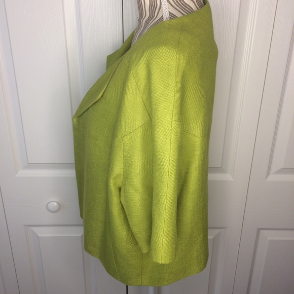 Kate Spade Micah cropped jacket in Moroccan green - Picture 4 of 7